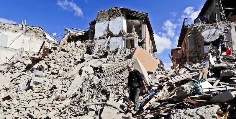 Amatrice, 24 agosto 2016
(AP Photo/Alessandra Tarantino)